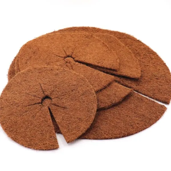 1 Coconut Mulching disc 45 cm Kokosfibermatta Kokosfiber Växtskyddsmatta Kokosnöt