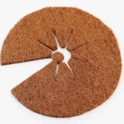 Discount 10 Coconut Mulching-skivor 45 cm Kokosfibermatta Kokosfiber Växtskyddsmatta Kokosnöt Komposttäckning