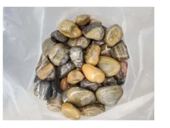 Sale 200 kg Polerade småsten Blankt grus Flodsten Pebbles Trädgårdsgrus Prydnadsgrus # Trädgårdsstenar & Klivstenar