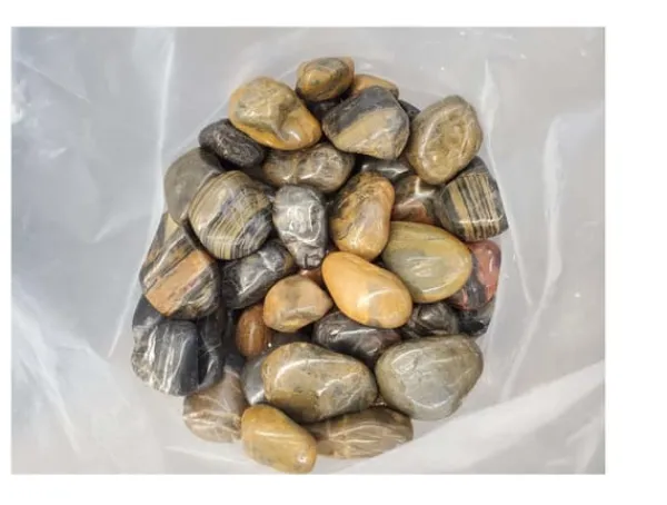 Outlet 20 kg Polerade småsten Blankt grus Flodsten Pebbles Trädgårdsgrus Prydnadsgrus # Trädgårdsstenar & Klivstenar