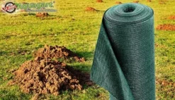 120 m² Molsäkert nät Mullvadsbarriär Mullvadsgaller 150 g 2 m brett Markduk & Fiberduk