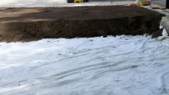 100 m² Trädgårdsfleece Ogräsbekämpningstyg Dräneringsfleece 150 g 2 m bred