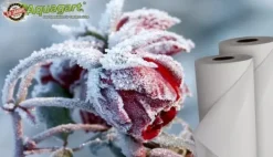 128 m² Vinterskyddsfleece Isolerande trädgårdsfleece Frostskydd 60 g Markduk & Fiberduk