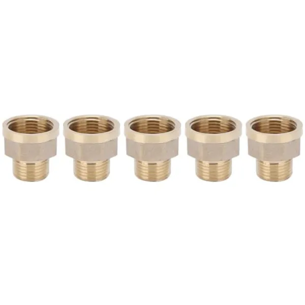 Discount 5 st G3/4 hona till G1/2 hane adapter trädgårdsslangkoppling trädgårdsbevattningstillbehör Bevattning