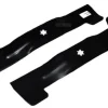 2 x 46,7 CM gräsklippare kniv för MTD 742-04020 / 742-04021, 742-04020A / 742-04021A Trädgårdsmaskiner