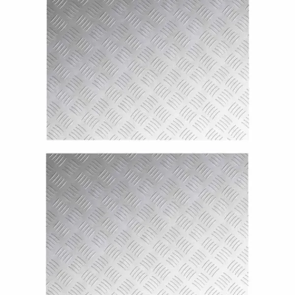 Clearance Aluminium Rutschkåpor - Halkfria Gummimattor | Storlek: 70x50 cm | 2 st Öppna Spisar