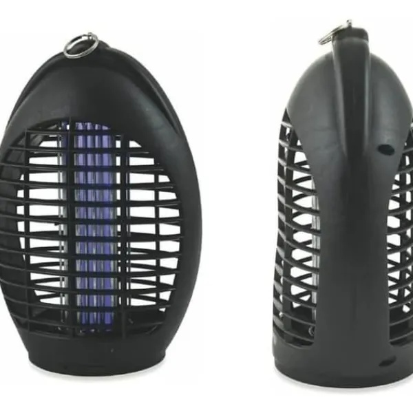 Anti-Mygga Lampe 4 LED UV Oval Elektrisk och Tyst för Inomhus med Räckvidd på 40 m²