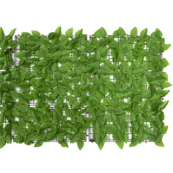 Discount Balkongskärm gröna blad 300x75 cm Valvbågar, Spaljéer, Bersåer & Pergolor