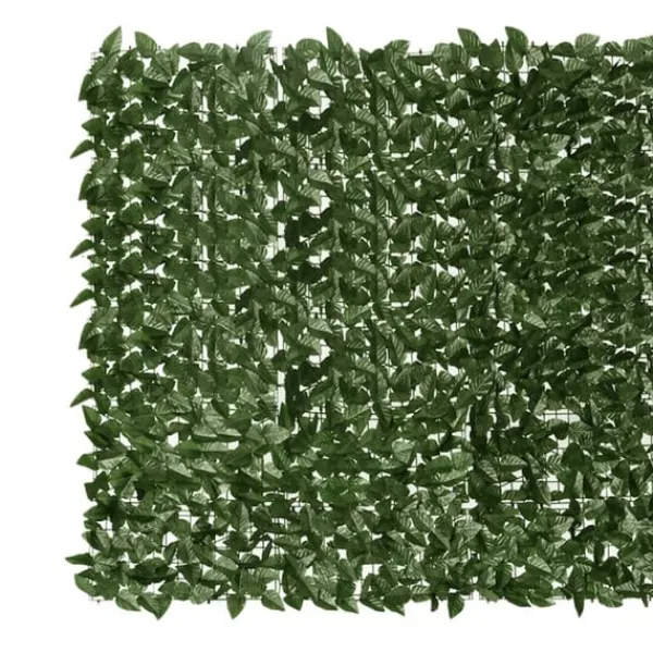 Balkongskärm mörkgröna blad 500x150 cm Valvbågar, Spaljéer, Bersåer & Pergolor