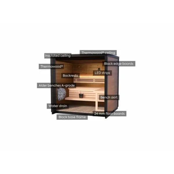 Bastustuga Saunasell Patio XS Bastu