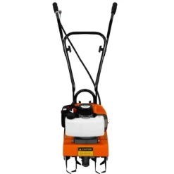 Bensindriven Rotavator Jordfräs Trådlös Trädgård 52CC 4 Stålblad 30cm Arbetsbredd 20cm Djup Portabel Jordgräv Borttagning av Ogräs PPE & Verktygssats | CDON