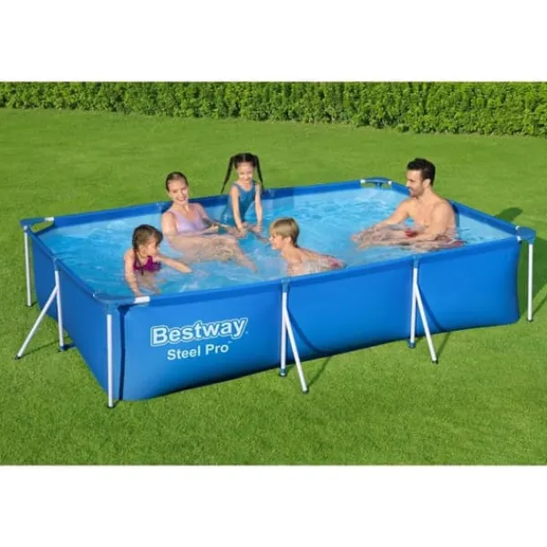 Bestway Pool Steel Pro 300x201x66 cm - Inklusive tillbehör