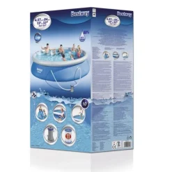 Bestway Trädgårdspool Fast Set 457x84 cm 57313