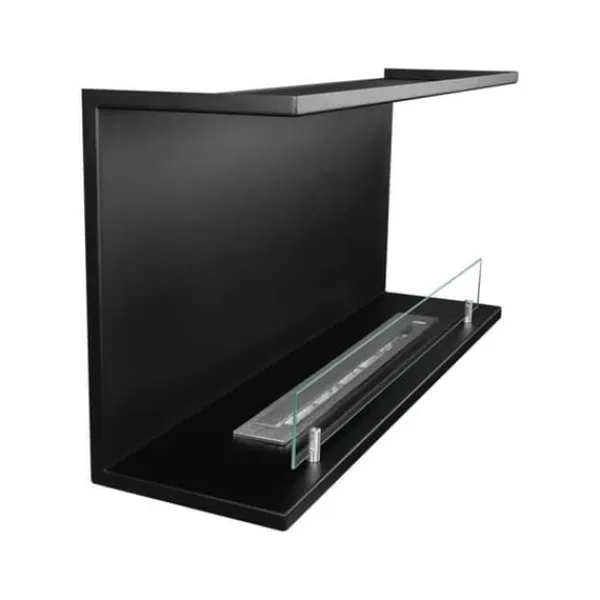 Discount Bioetanolskamin - Trevi 90 - 3 öppna sidor - Modern design - Ekologisk Öppna Spisar