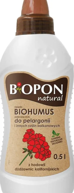 Best BIOHUMUS - GÖDNINGSMEDEL FÖR PELARGONOR 1L - BR BIO-1906 Gödningsmedel