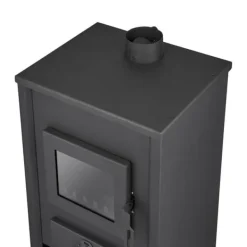 Sale BLIST B2E Modern Design Vedspis med Vattenmantel - 15 kW, Miljövänlig Uppvärmning för Designmedvetna Hem Vedeldade Kaminer
