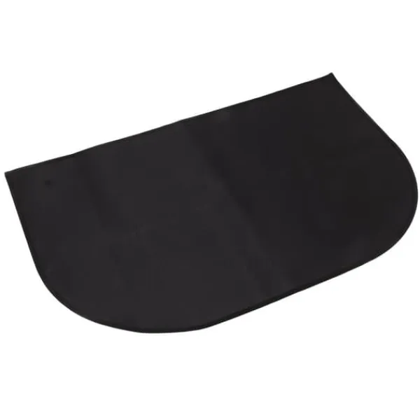 Best Brandsäker halvrund matta i glasfiber - dubbellager, halkskydd, golvskydd - 9,4 X 59,1 tum Brandfilt