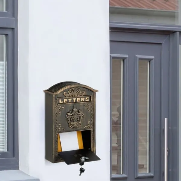Brevinkast, Vintage-stil, 42x28x10 cm
