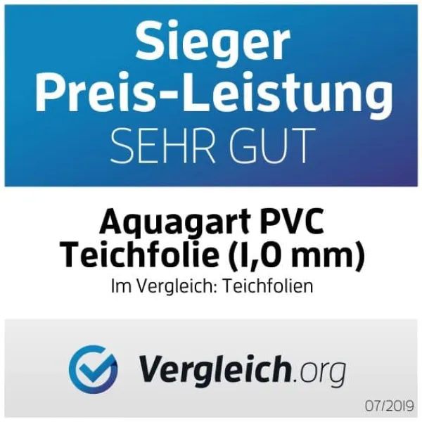 Dammfoder PVC 7 m x 4 m 1,0 mm Svart Trädgårdsdammfoder