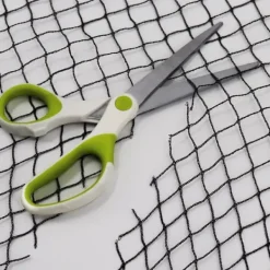 Dammnät 24 m x 16 m Svart Fiskdammsnät Bladnät Nät Fågelskyddsnät robust