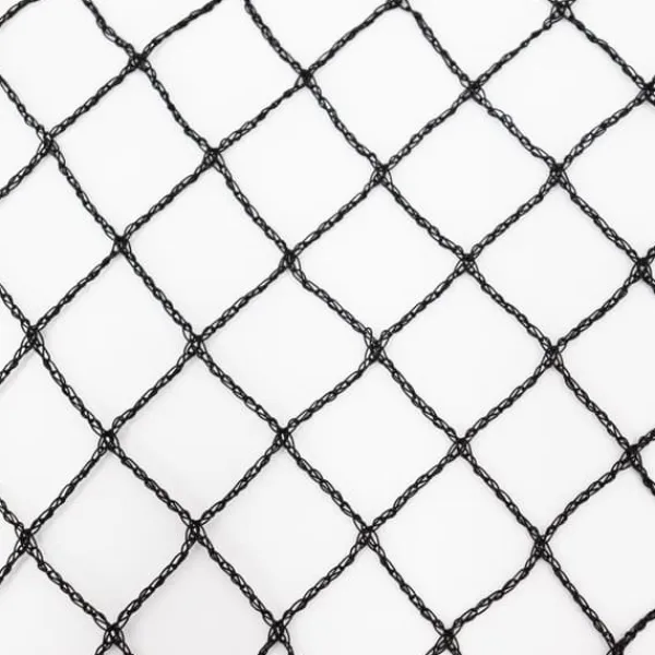 Dammnät 40 m x 20 m Svart Fiskdammsnät Bladnät Nät Fågelskyddsnät robust