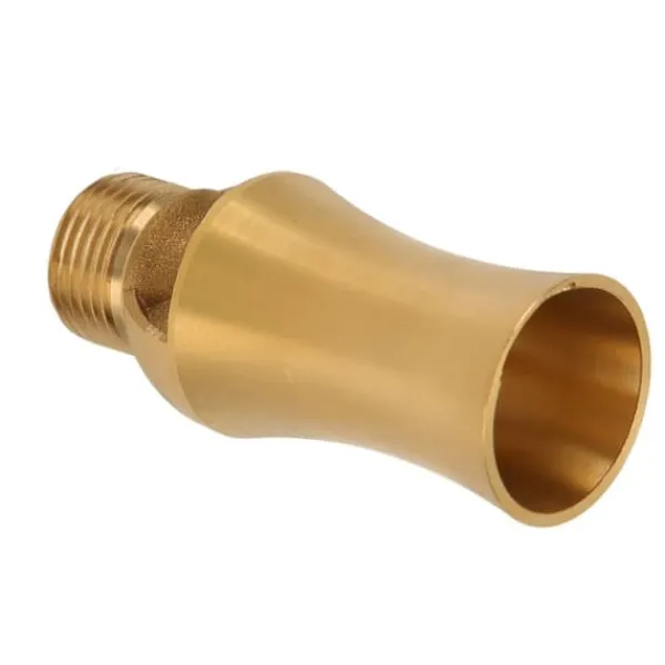 New Dammspridare Vattenfontänmunstycke Koppar Istorn Kaskad Cederträ Spruthuvud För Trädgårdsdamm G1/2in Utvändig Gänga 7.1cm Fontäner & Dammar