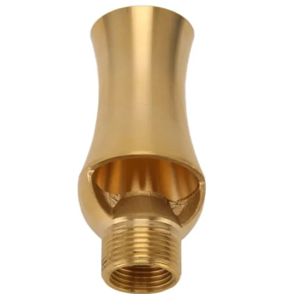 Dammsprinkler Vattenfontänmunstycke Koppar Ice Tower Cascade Cedar Sprayhuvud för trädgårdsdamm G1/2 G3/4 Universal 9,5 cm Fontäner & Dammar