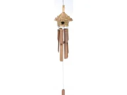 DEKORATIVT VINDSPEL AV BAMBU 45CM