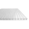 Discount Del av växthusflerväggsark / klar polykarbonat 700x1500mm - 6mm, 4st. Växthus