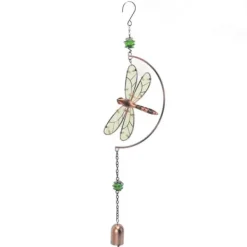 Best Dragonfly Wind Chimes - Vackra vattentäta hängande prydnader i järn för heminredning Vinddekoration