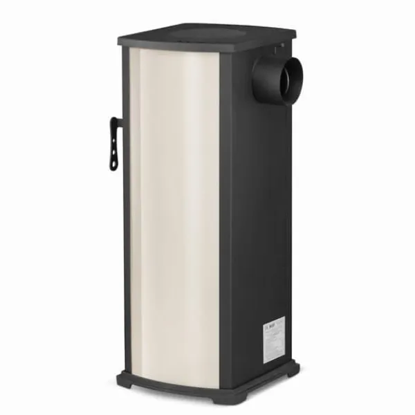 Outlet EKONOMIK LUX Vedspis - Enkel Underhåll, 6,6 kW Uppvärmning, Stilfull Design Vedeldade Kaminer