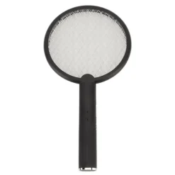 Outlet Electric Bug Swatter USB Laddning Rund Flugdödare för Courtyard Kitchen Svart Flugsmällor
