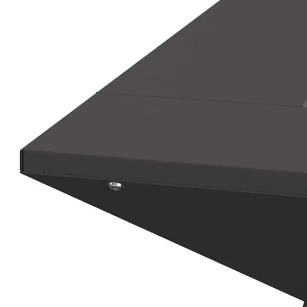 Elegant eldstad i matt svart stål - Perfekt för utomhusbruk | Storlek: 60x60x50 cm Öppna Spisar