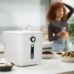 Discount Elektrisk kökskompostbehållare InnovaGoods | Komposthink 3L | Varmkompost | Elektrisk kompostkvarn 550W | Matavfall kompostering Kompostering