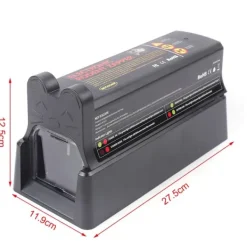 New Elektrisk råttfälla - Elektronisk mus- och råttfälla - 220V 60Hz - Elchock 7000V - Adapter 6V/1A - Plast - Svart Skadedjursfällor