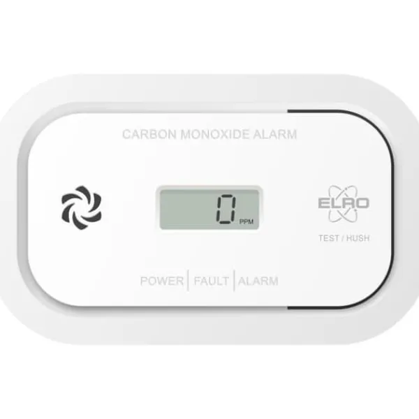 Discount ELRO FC5003 kolmonoxiddetektor - 10 års sensor - med display Rök- & Koloxiddetektorer