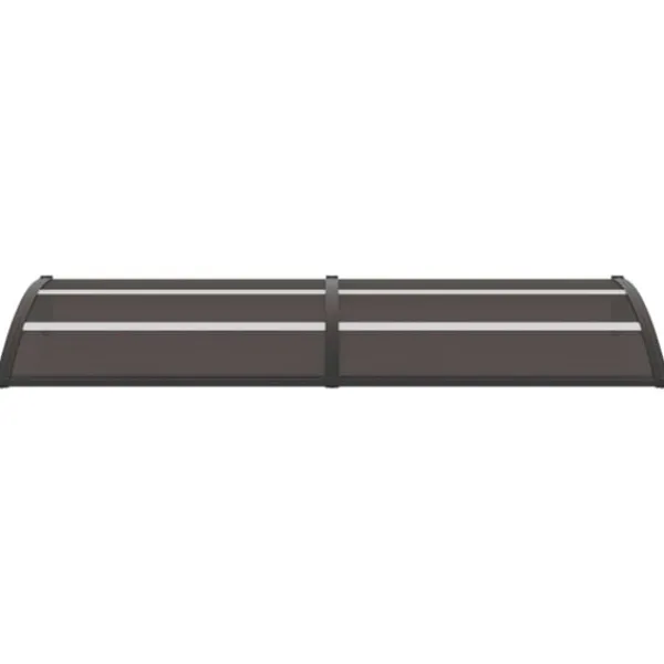 vidaXL Entrétak svart 240x75 cm PC