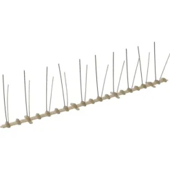Outlet Fågelpiggar - 2-raders set i plast 20 st | Längd: 10 m | Väderbeständiga och effektiva Insektsmedel & Djuravvisande Medel