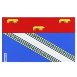 Best Flagga - Ardennerna - 160 x 240 cm - Polyester - Tryck framsidan/baksidan - Metallöljettar Flaggor & Vindstrutar