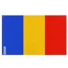 Flagga - Parthenopéisk republikk - 128 x 192 cm - Polyester - Tryck på fram- och baksidan - Järnöron