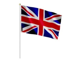 New Flagga - Storbritannien - Mini Flagg - 20 x 30 cm - Polyester - Lätt och hållbar Flaggor & Vindstrutar