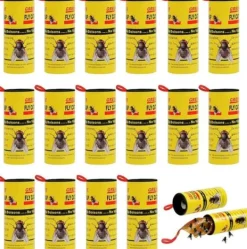 Clearance Flugdödare, flugfälla, självhäftande flugdödare, flugdödare inomhus, flugdödarepapper, flugfälla tejp, flugfångarrulle[J391] Skadedjursfällor