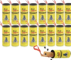 Hot Flugfångare, flugpappersrullar, flugfångarband, självhäftande flugarulle, ormform för husfällan[J381] Flugsmällor