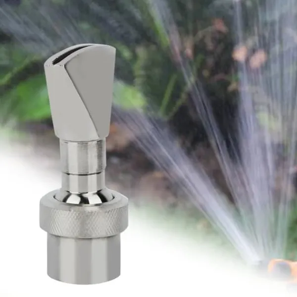 Online FNPT 6'' DN20 trädgårdsfontän i rostfritt stål, dammvattenmunstycke, fläktformad sprinkler Fontäner & Dammar