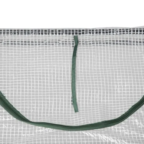 Online Folieväxthus 120x60x60 cm med fönster, PE – tomathus/drivbänk, vit Växthus