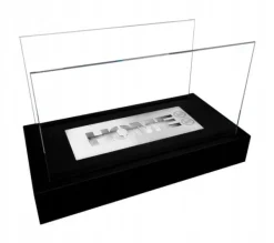 Fristående biokamin 36 x 18 x 22 cm Home Black strukturmatt