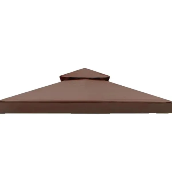 Hot Gazebo Toppöverdrag, UV-skydd, Vattentålig,kaffe, 3M * 3M Tält & Lusthus