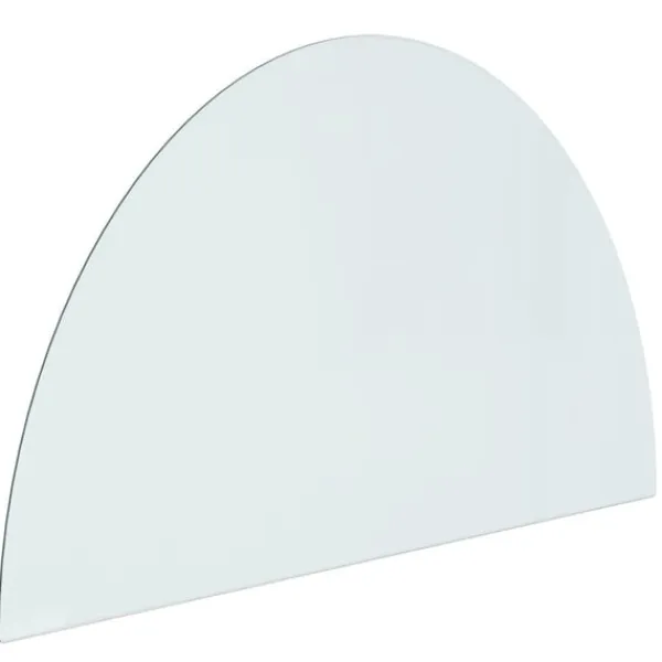 Best Glasskiva för öppen spis halvrund 1000x600 mm Tillbehör Till Vedeldade Kaminer & Öppna Spisar