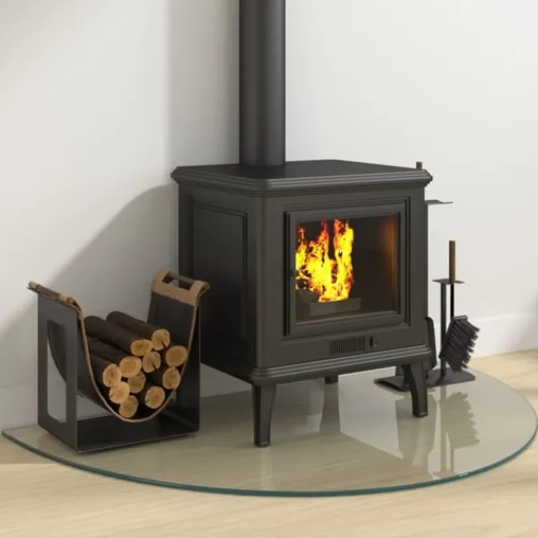 Best Glasskiva för öppen spis halvrund 1000x600 mm Tillbehör Till Vedeldade Kaminer & Öppna Spisar