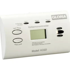 Gloria KO2D Kolmonoxid-detektor batteri Detektering Kolmonoxid